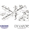 Grohe Grohtherm 1000 Cosmopolitan Bath Shower Mixer Spares